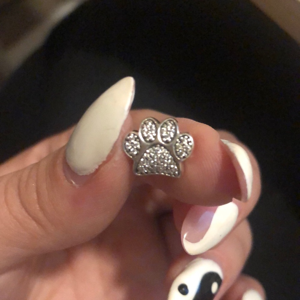 Pandora paw print charm